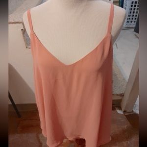 Soft pink swing cami